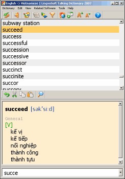 LingvoSoft Dictionary English <-> Vietnamese for W 1.8.33 screenshot LingvoSoft Dictionary English <-> Vietnamese for W 1.8.33 screenshot